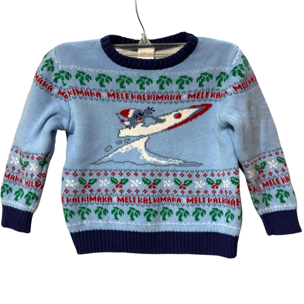 Disney Lilo & Stitch Holiday Sweater Sz 3T